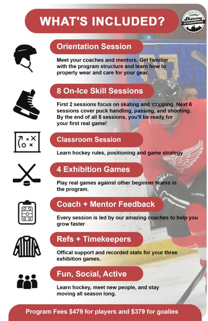 Adult Beginner Hockey Edmonton