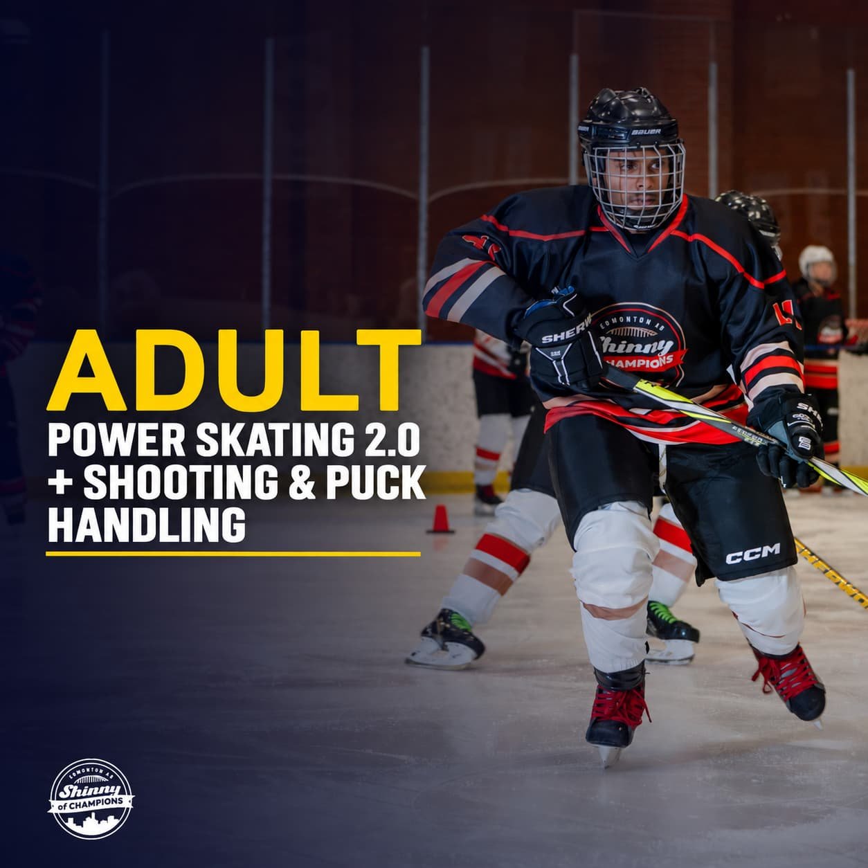 Adult Powerskating 2.0, Shooting and Puck Handling